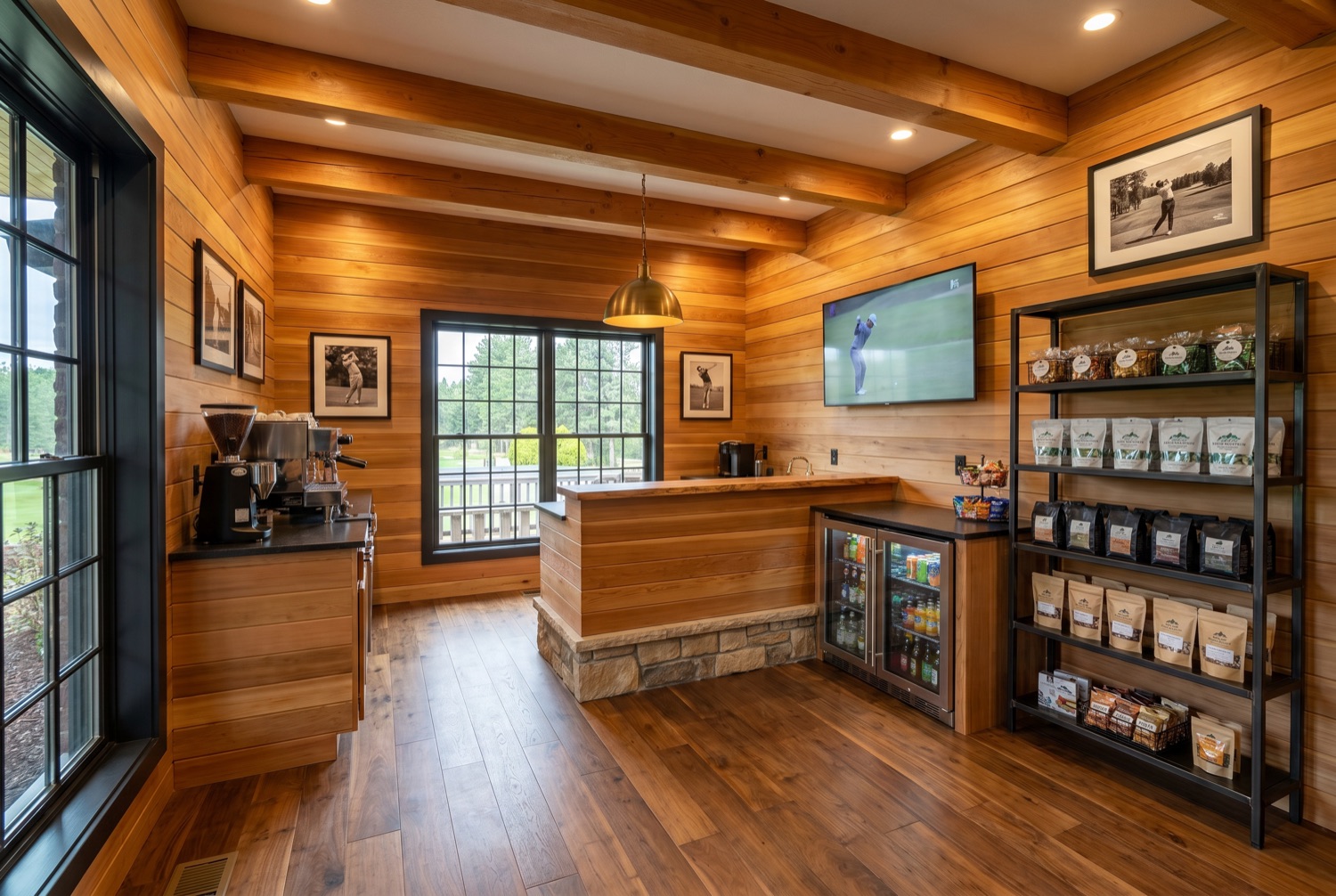 Concept of the snack and beverage nook
