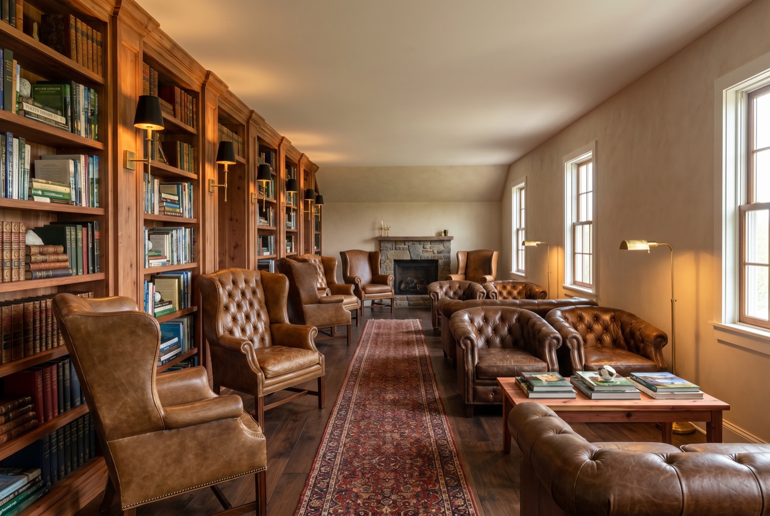 Concept of the library lounge