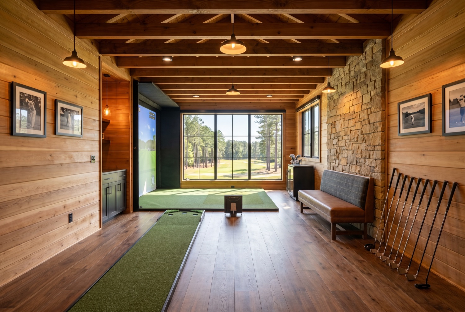 Concept of the indoor practice studio
